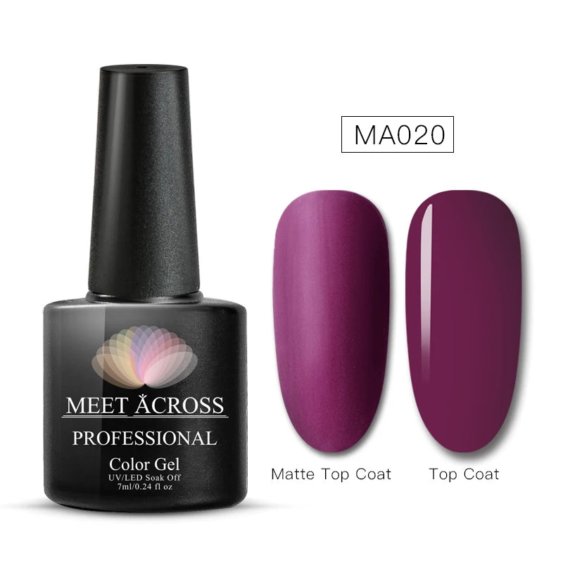 MEET ACROSS 8ML Aurora Extension Gel Polish