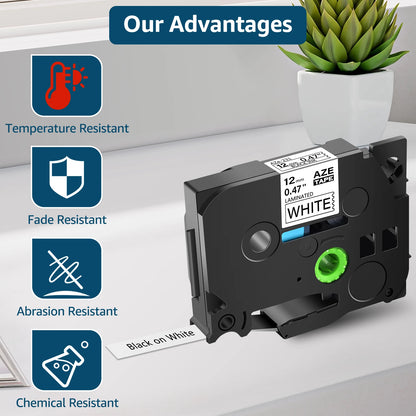 Laminated Label Tape for Brother Label Makers