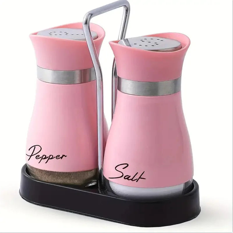 Glass Salt & Pepper Shaker Set