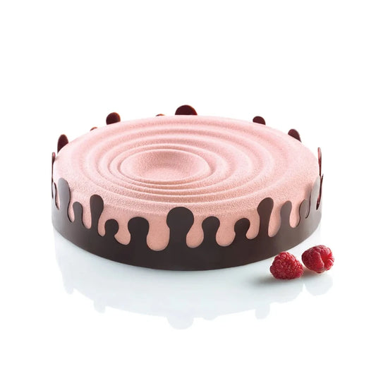 Water Droplet & Flame Texture Silicone Cake Mold