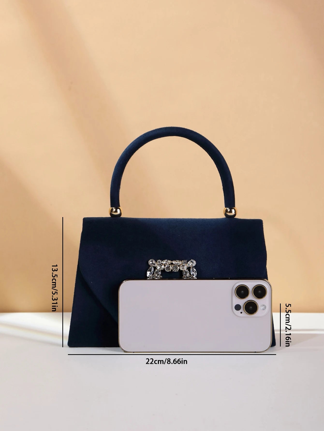Velvet Evening Clutch Handbag
