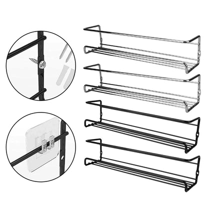 Wall Mounted Spice Rack Set