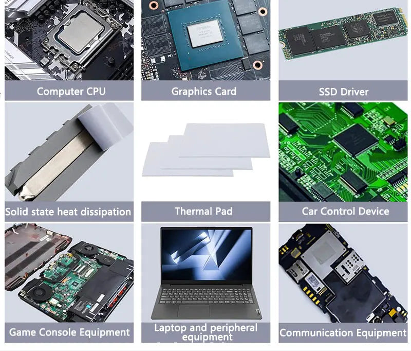 16W/mK High Conductivity Thermal Pad for CPU, GPU & SSD Cooling