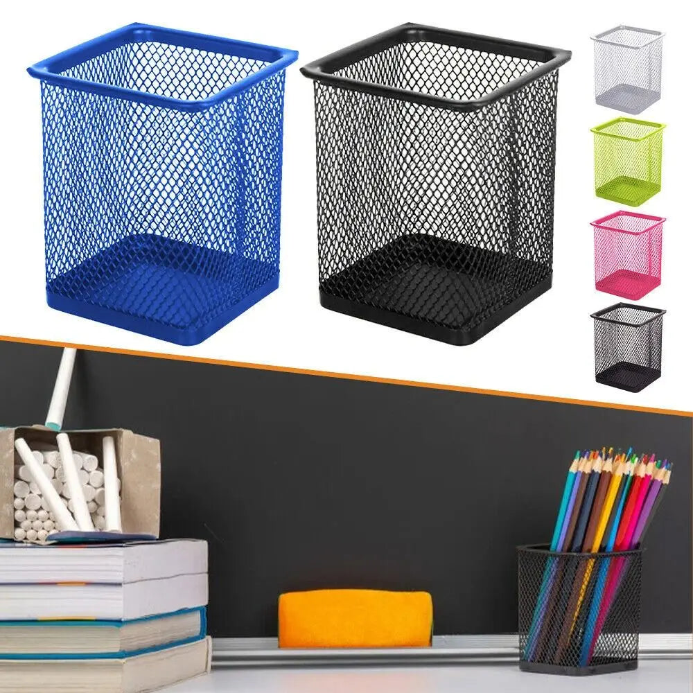 Metal Mesh Pen Holder