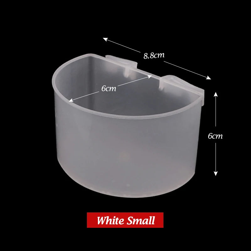 Plastic Bird Feeder Bowls for Cage