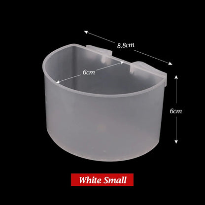 Plastic Bird Feeder Bowls for Cage