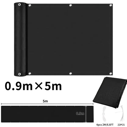Waterproof Balcony Privacy Screen Cover