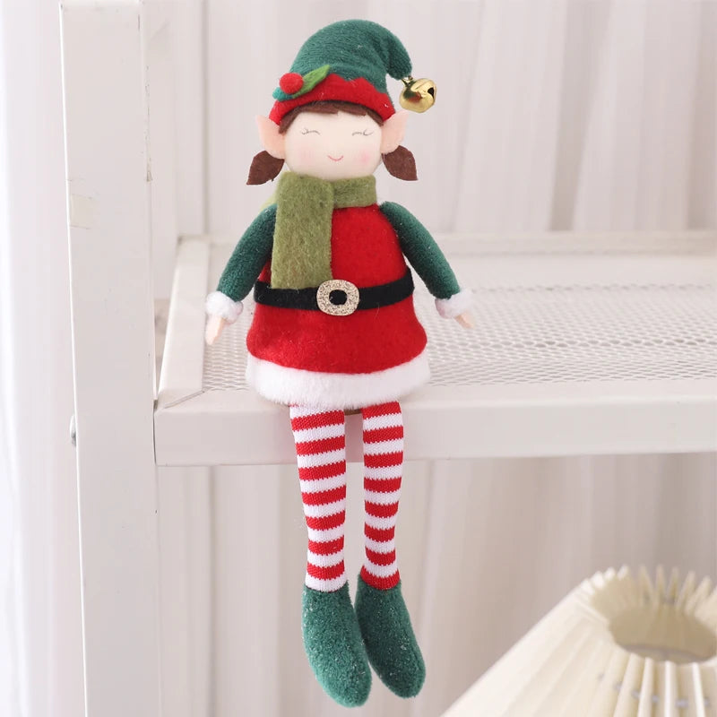 Christmas Elf Doll Hanging Ornament