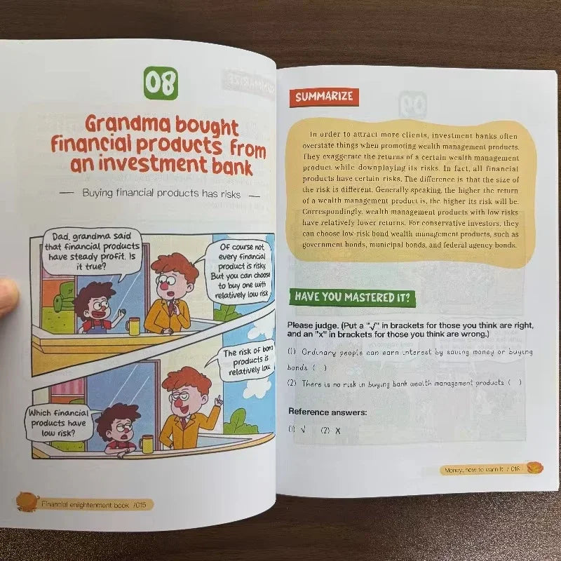 Kids Financial Literacy Comic Book – Learn About Money