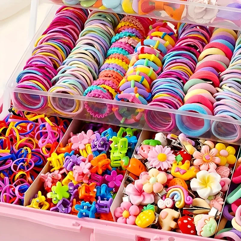 718pcs Girls Hair Accessories Set