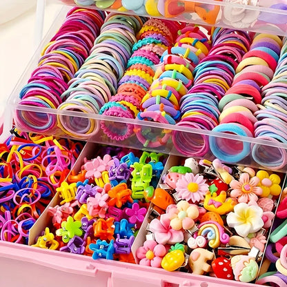 718pcs Girls Hair Accessories Set