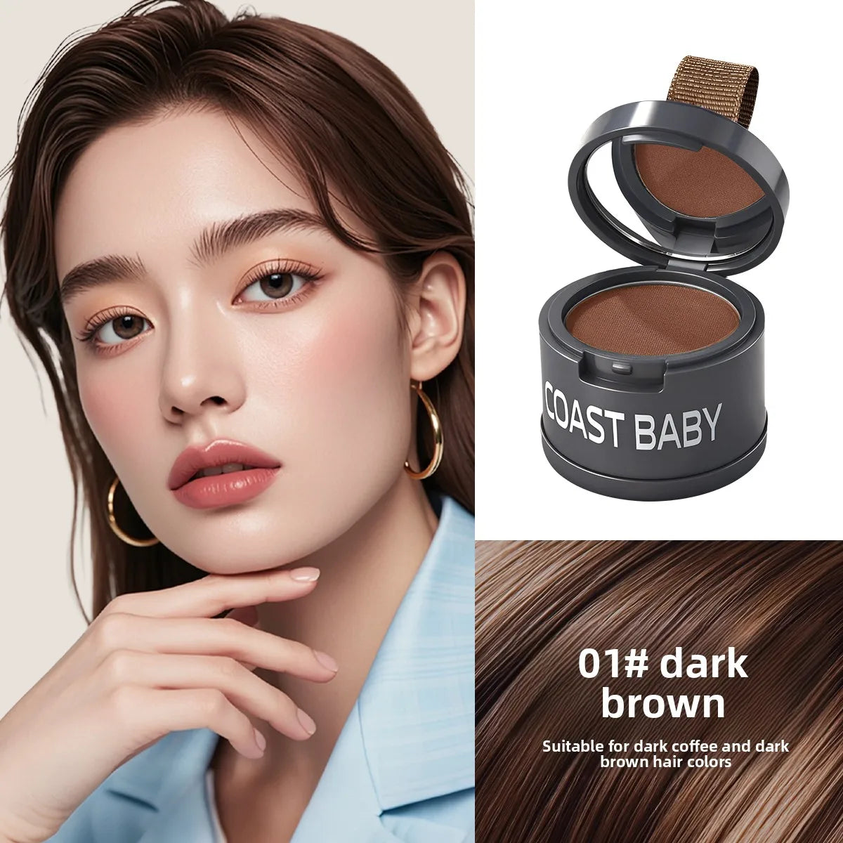 Unisex Hairline Shadow Powder Concealer