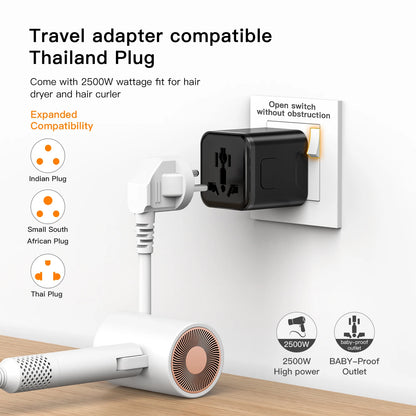 Universal Travel Plug Adapter – Worldwide Power Adapter