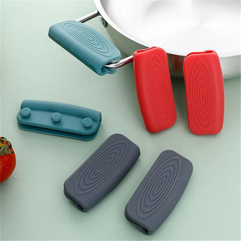Silicone Pot Handle Covers – Heat Resistant Grip Protectors