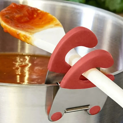 Heat-Resistant Pot Clip Spoon Rest