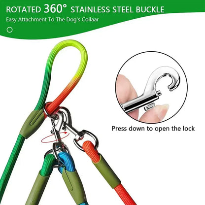 Reflective Hands-Free Dog Leash