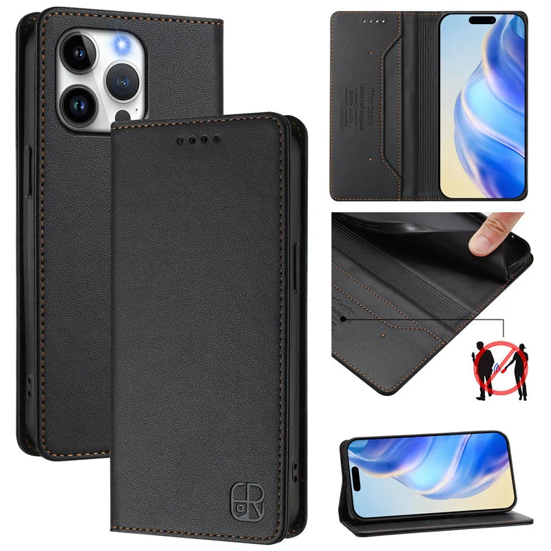 Luxury Wallet Flip Case for Vivo Smartphones