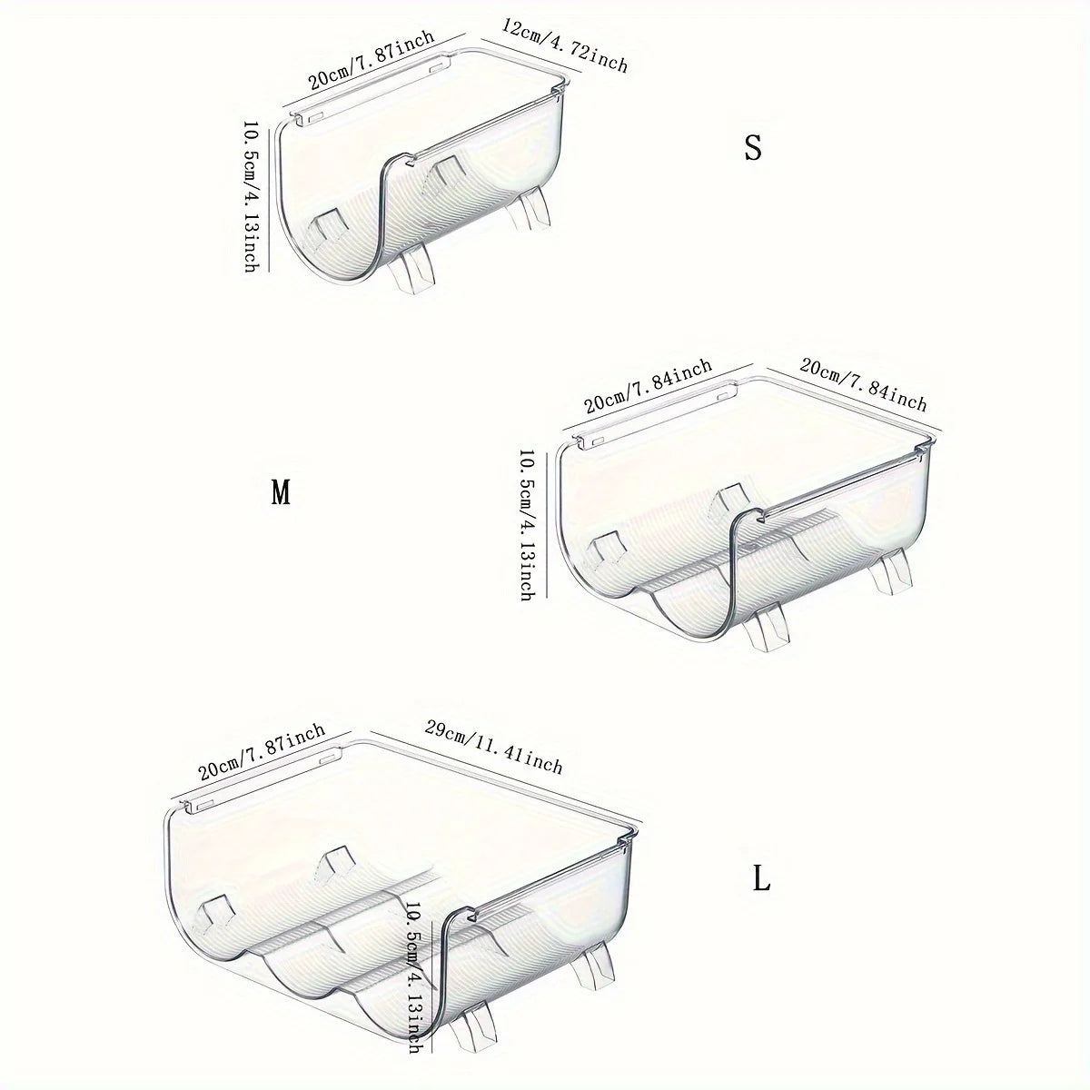Stackable Transparent Bottle & Mug Storage Rack