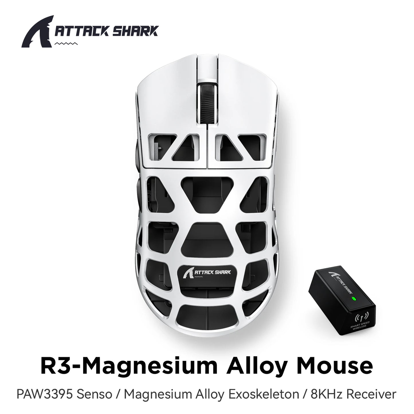 Attack Shark R3 Magnesium Alloy Gaming Mouse