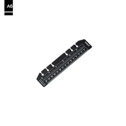 PVC A5 Loose-Leaf Notebook Bookmark Ruler