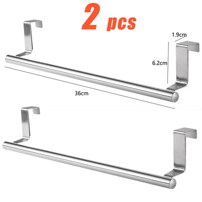 Kitchen Cabinet Door Towel Bar
