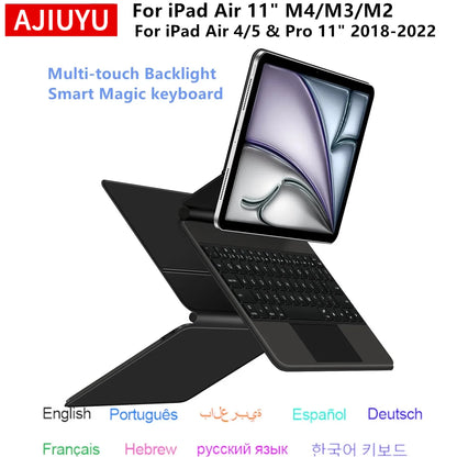 Backlit Keyboard Case with Trackpad for iPad Air & iPad Pro