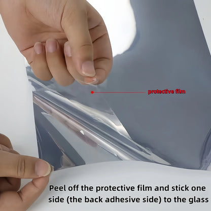 Silver One-Way Privacy Window Film
