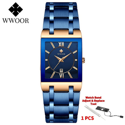 WWOOR Brand Luxury Gold Bracelet for Men