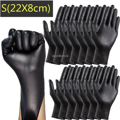 Black Disposable Nitrile Gloves
