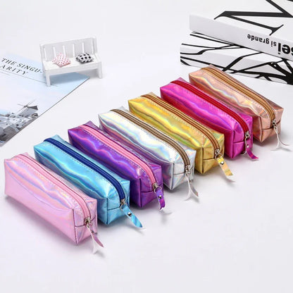 Holographic PU Pencil Case