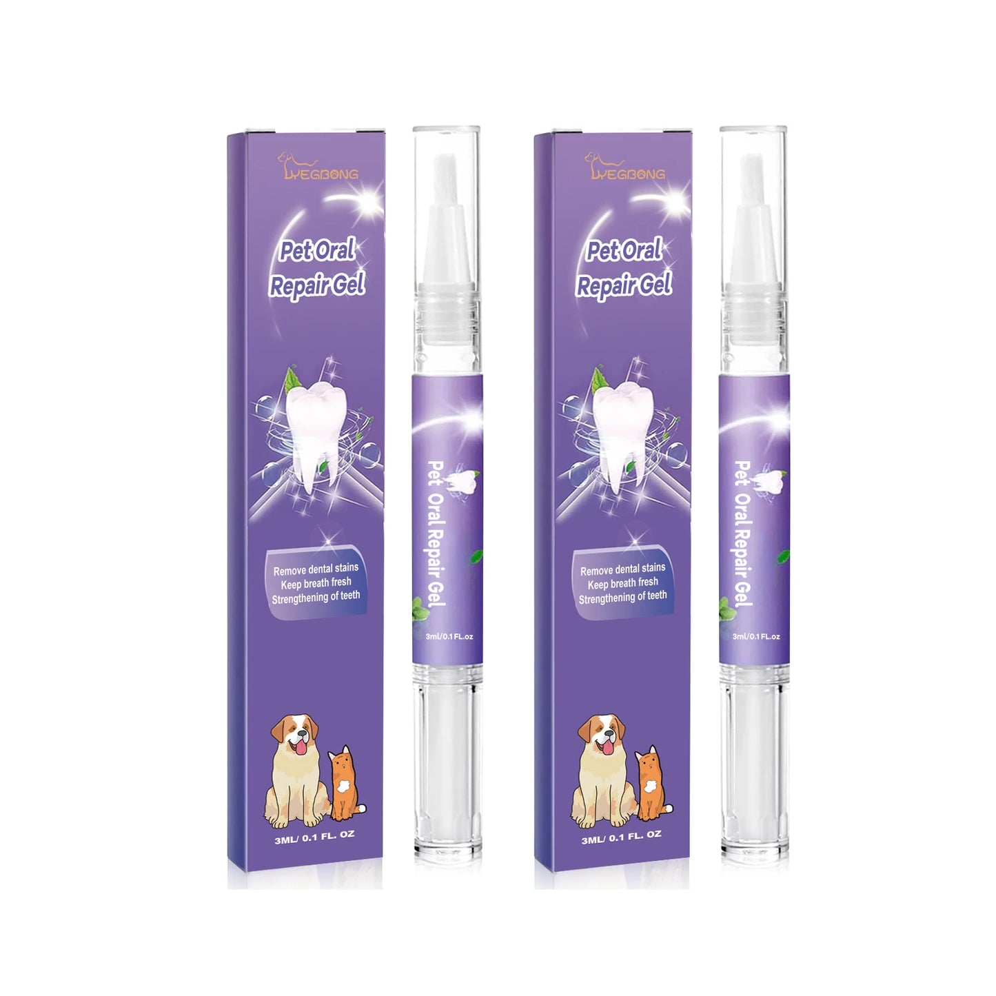 Pet Dental Care Gel Pen for Dogs & Cats