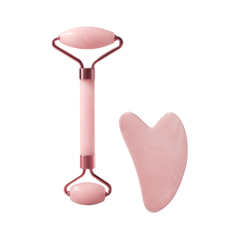 Resin Facial Massage Roller & Scraping Tool Set