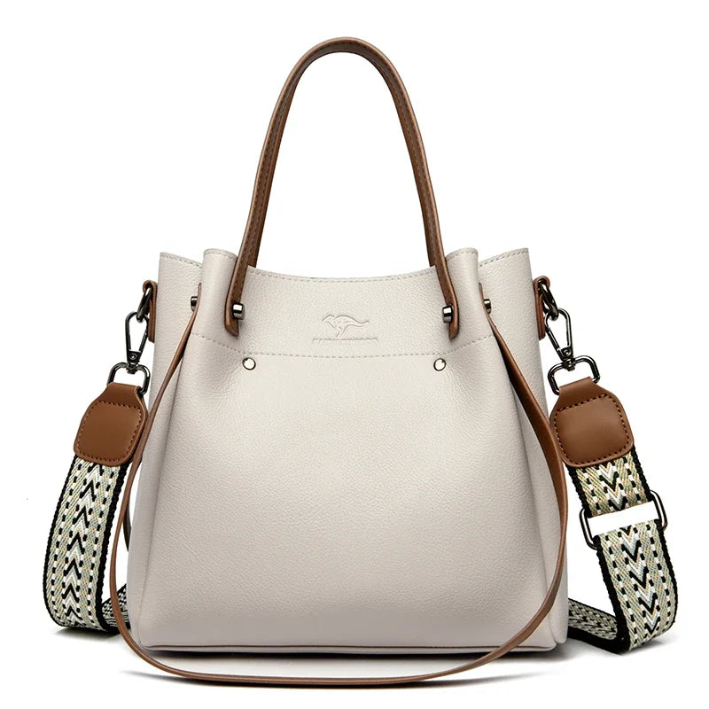 Women’s Microfiber Leather Shoulder Bag