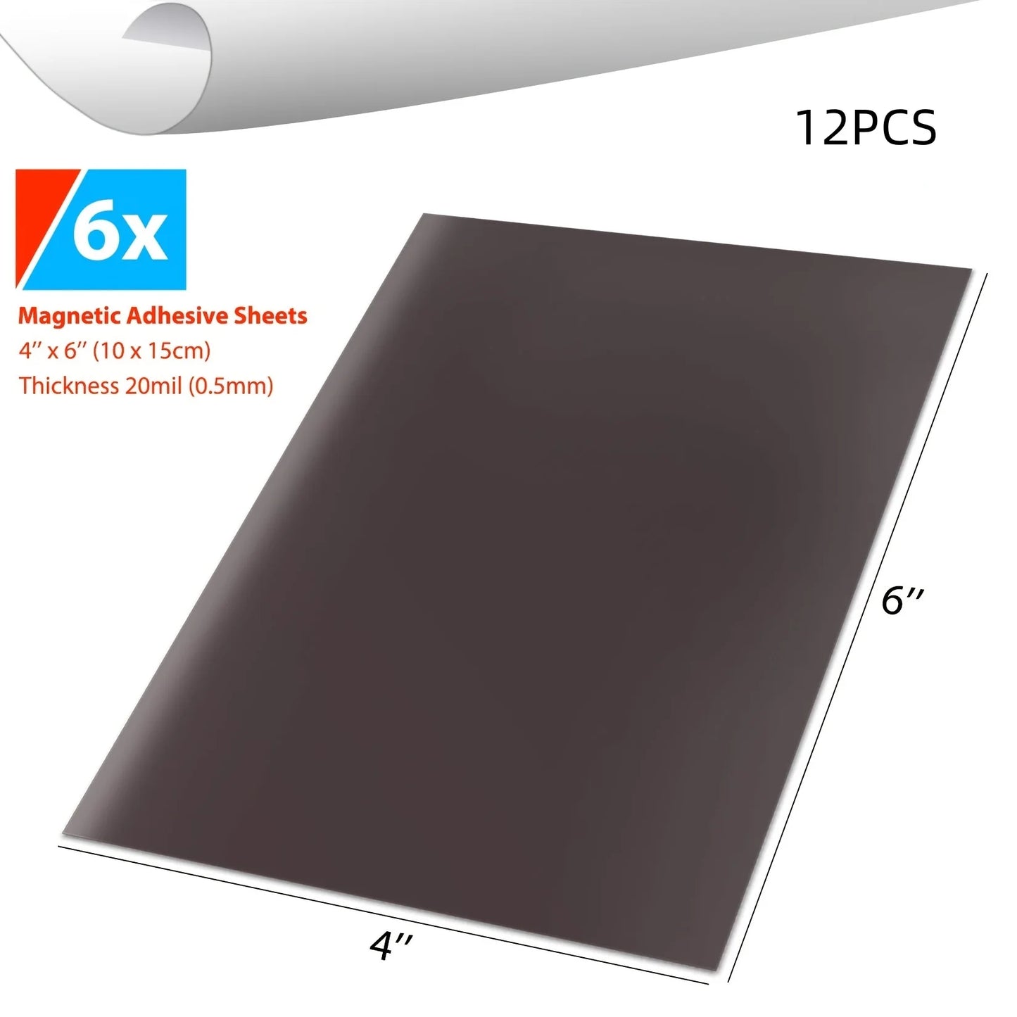 Adhesive Magnetic Sheets for Crafts & DIY
