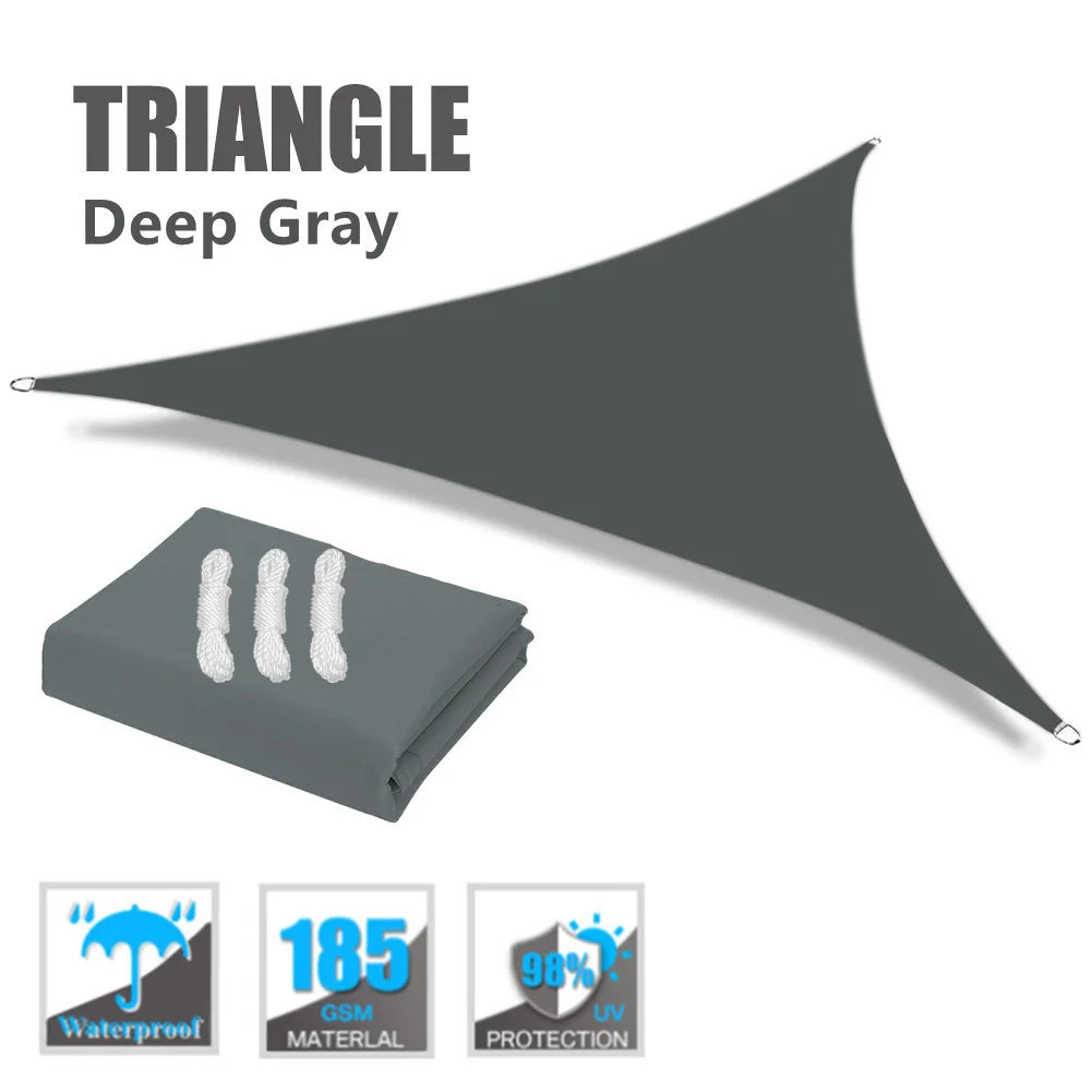 Waterproof Triangle Sun Shade Sail
