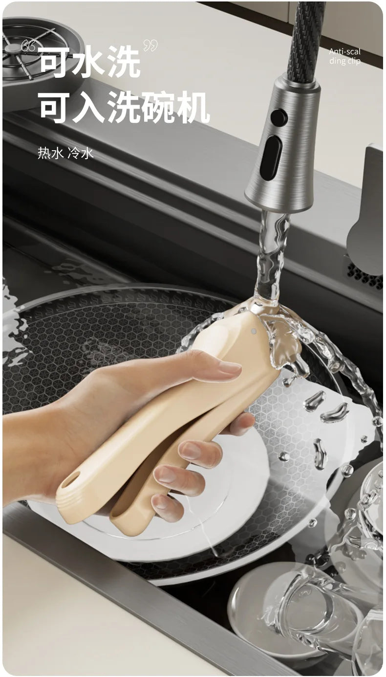 One-Handed Heat Resistant Dish Plate Holder