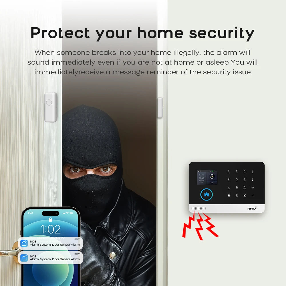 WiFi & GSM Security Alarm Kit