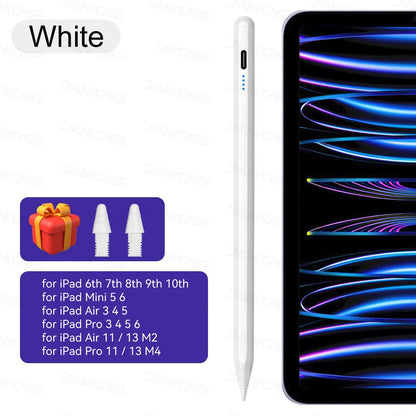 Rechargeable iPad Stylus Pen with Magnetic Attachment