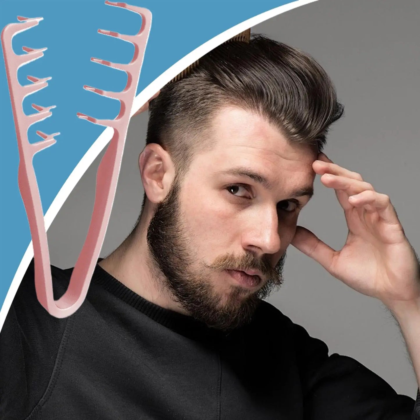 Wide Tooth Volumizing Hair Styling Comb