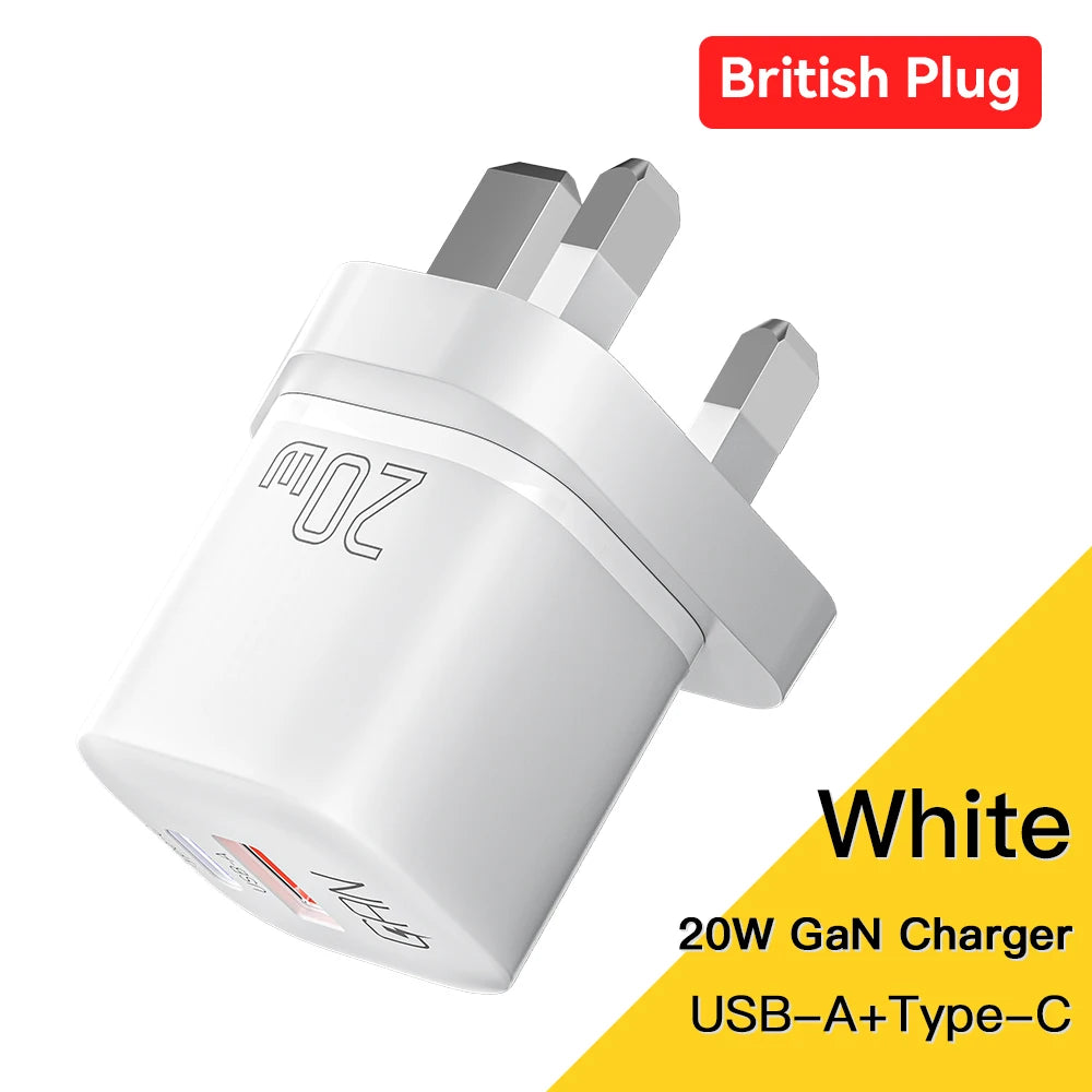 Essager 20W GaN Dual-Port Fast Charger