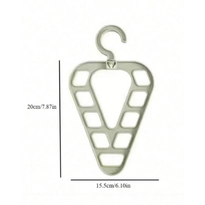 Triangle 9-Hole Rotating Clothes Hanger