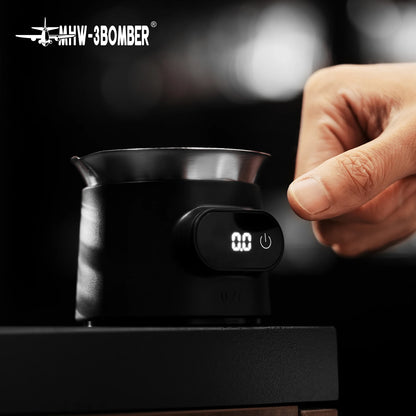 USB Rechargeable Coffee Scale with Stainless Steel Cup