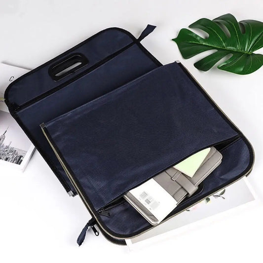 Waterproof Canvas Document File Bag