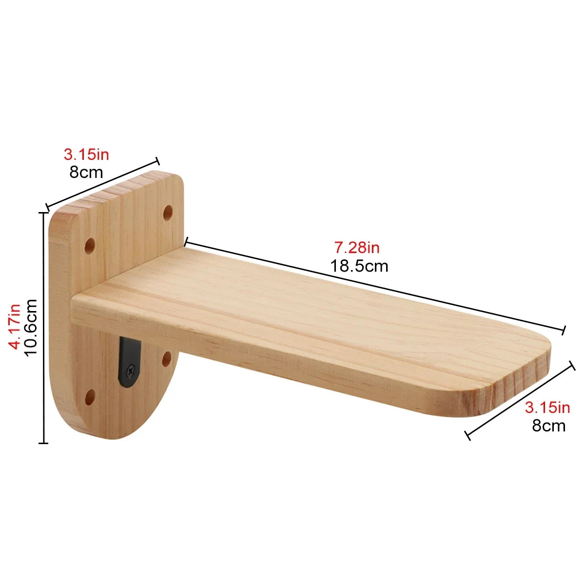 Wooden Wall-Mounted Cat Climbing Shelves & Play Set