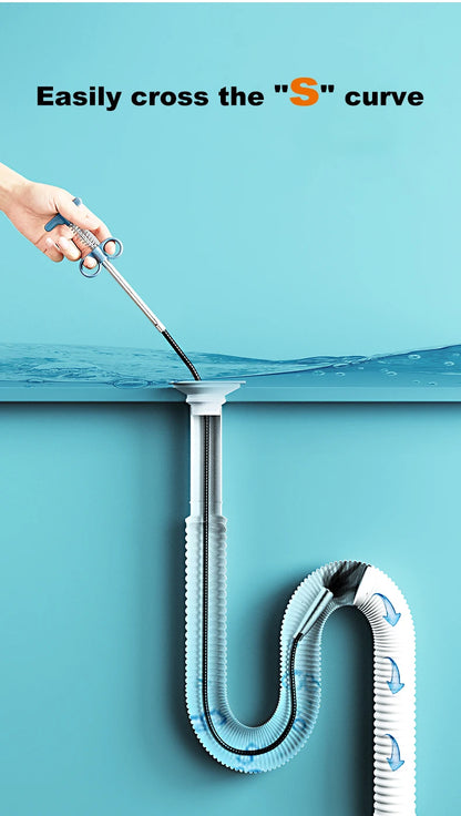 Stainless Steel Drain Cleaning Snake Tool