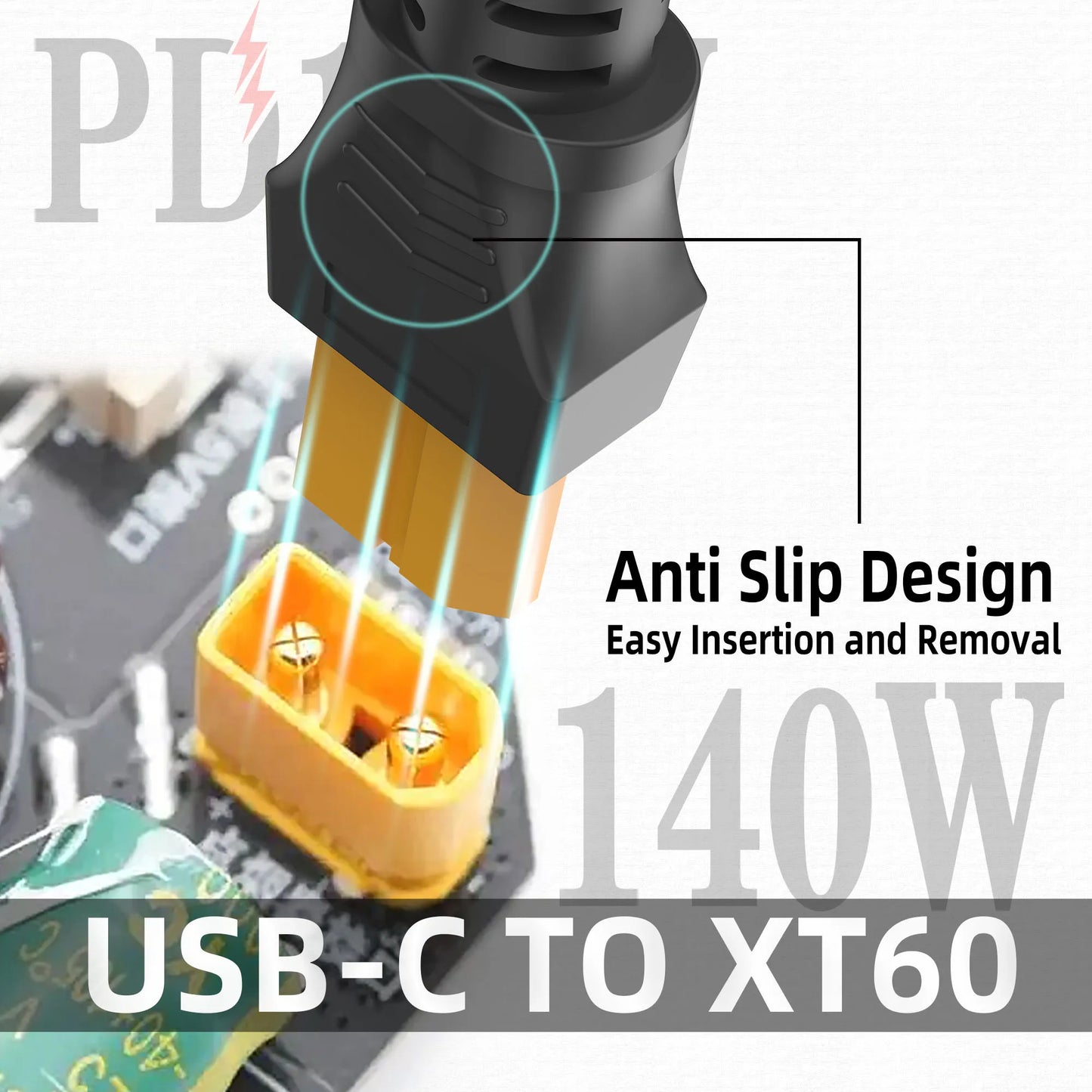 USB-C to XT60 140W Charging Adapter Cable
