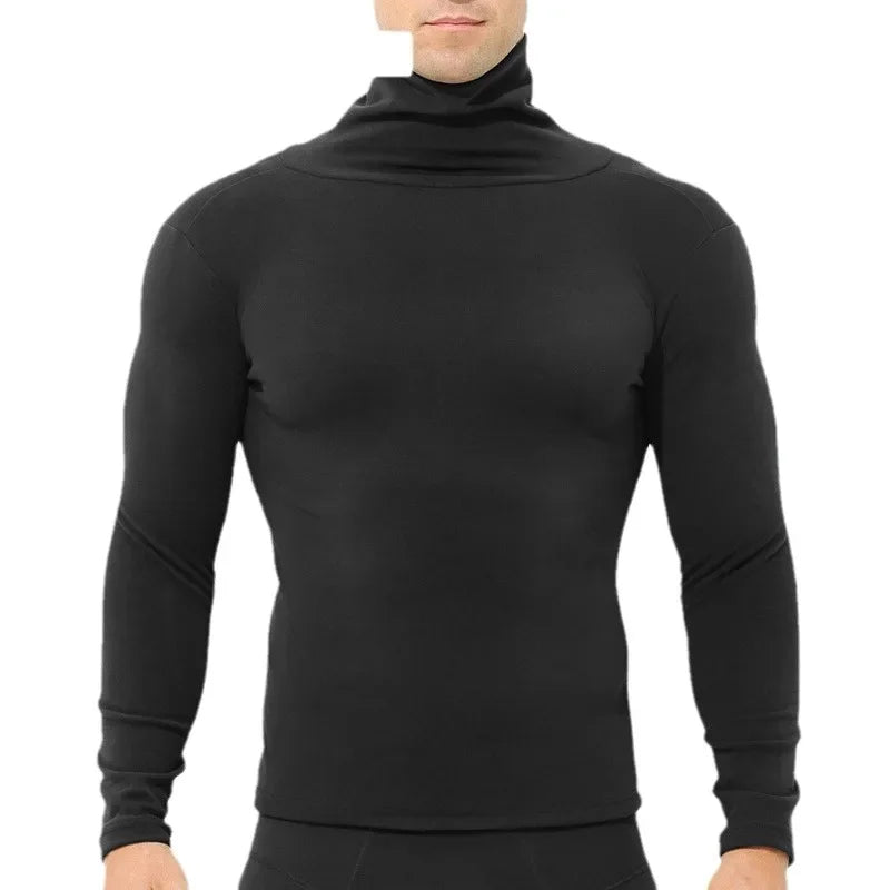 Men’s Fleece Thermal Turtleneck Shirt