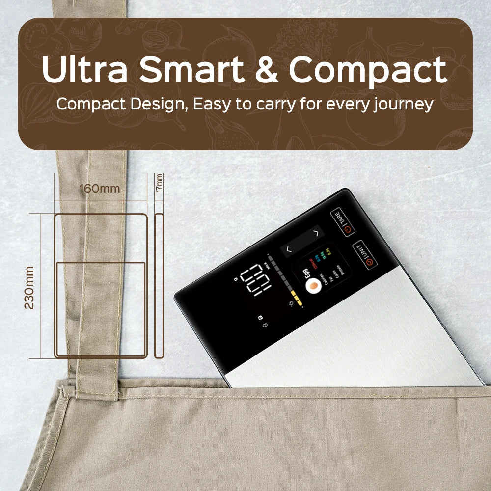 Smart Bluetooth Kitchen Nutrition Scale