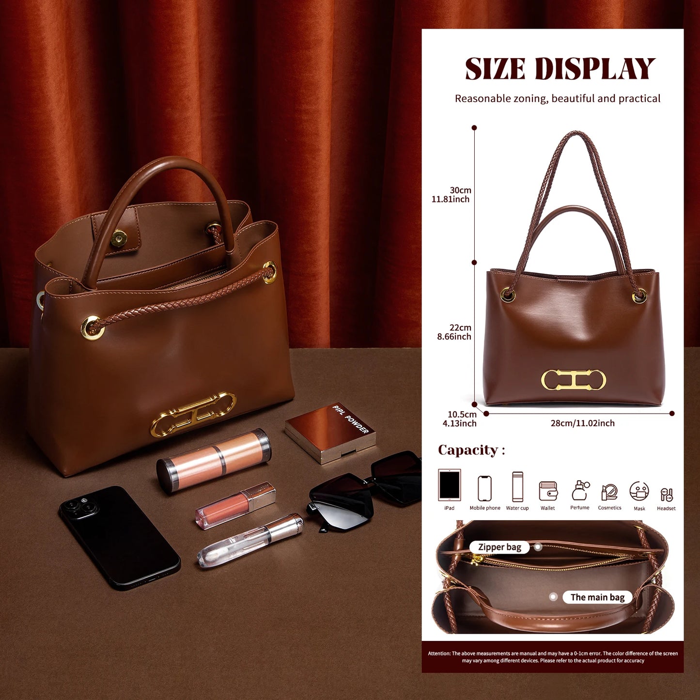 Minimalist Large Capacity Business Tote Bag