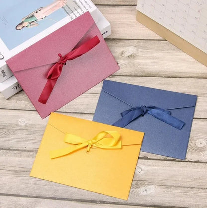Pearlescent Ribbon Gift Envelopes